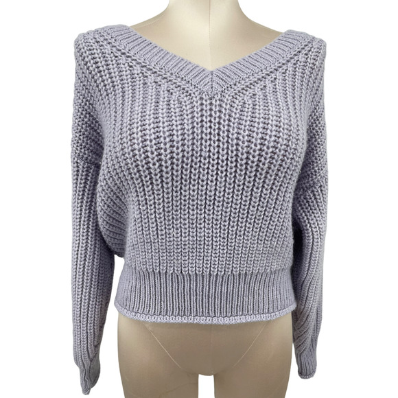 H&M Sweaters - H&M Lilac Purple Long Sleeve Sweater Med